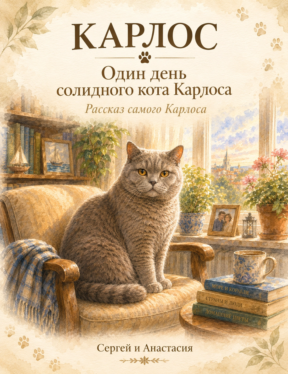 Обложка второй книги о Карлосе